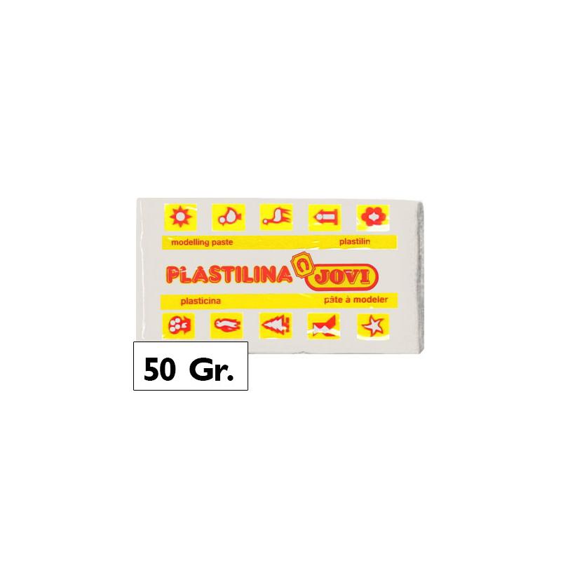 OfiElche-PLASTILINAS-PLASTILINA - 50GR. BLANCO JOVI