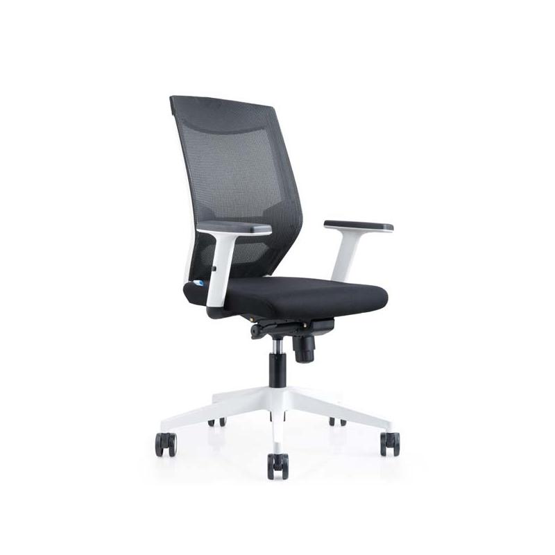 OfiElche-SILLAS DE TRABAJO-SILLA RD-908W SYNCRO CON BRAZOS TAP. MALLA