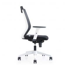 OfiElche-SILLAS DE TRABAJO-SILLA RD-908W SYNCRO CON BRAZOS TAP. MALLA