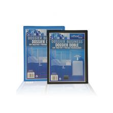 OfiElche-FUNDAS DOSSIER Y SOBRES DE PLASTICO-DOSSIER OFFICE BOX DOBLE PERSONALIZABLE P.P. A4 PO