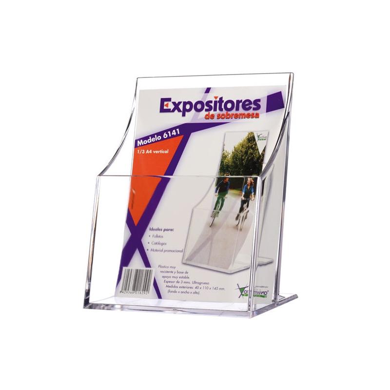 OfiElche-EXPOSITORES-EXPOSITOR DE MESA 1/3 A4 VERTICAL 85x115x145 A2000