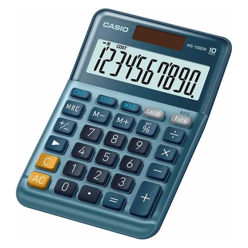 OfiElche-CALCULADORAS-Calculadora Casio MS-100 EM 10 dígitos (ms-100 em)