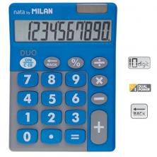 OfiElche-CALCULADORAS-Calculadora Milan duo 10 dígitos teclas grandes az