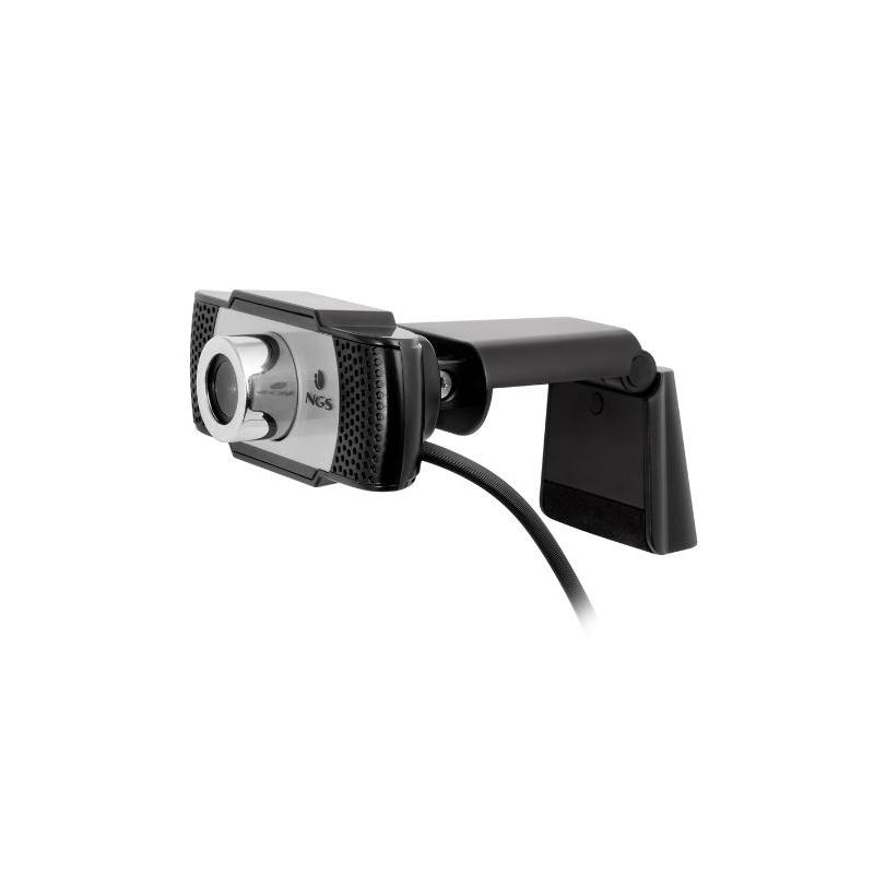 OfiElche-RATONES Y PERIFERICOS-Webcam NGS XpressCam 720 Microfono Integrado USB